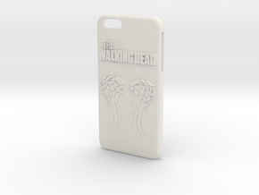 Walking Dead Iphone 6 Plus Case in White Natural Versatile Plastic