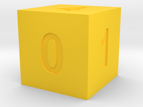 Calendar4 in Yellow Processed Versatile Plastic