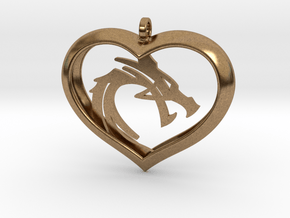 Dragon Heart 2 (No Cross) in Natural Brass