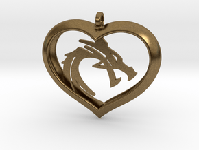 Dragon Heart 2 (No Cross) in Natural Bronze