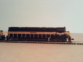 Atlas Alco C-628 Dummy Chassis Kit - N Scale 1:160 in Smooth Fine Detail Plastic