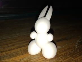 Rabbit Robot (small) in White Natural Versatile Plastic