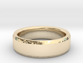 Mens Wedding Band in 14K Yellow Gold: 8 / 56.75