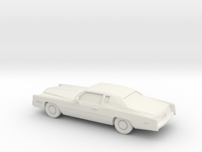 1/87 1978 Cadillac Eldorado in White Natural Versatile Plastic
