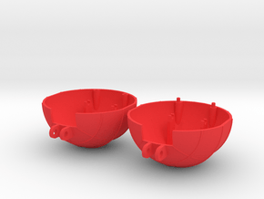 VENOM Thunderball both domes. (6 of 8) in Red Processed Versatile Plastic