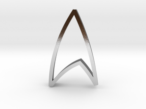 Star Trek Emblem - Cookie Cutter in Polished Silver