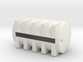 1/64 S scale 6025 gal. Horizontal Leg Tank in White Natural Versatile Plastic