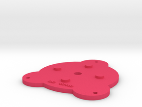 Option 1. Pancake Coil Ends (Two required) Designe in Pink Processed Versatile Plastic
