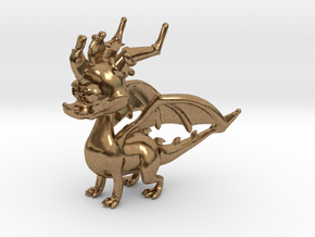 Spyro the Dragon in Natural Brass