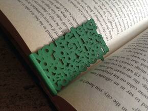 Youarehere bookmark (small) in Green Processed Versatile Plastic