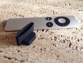 Apple TV remote holder  in Black Natural Versatile Plastic
