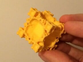 MiniFlake 2 in Yellow Processed Versatile Plastic