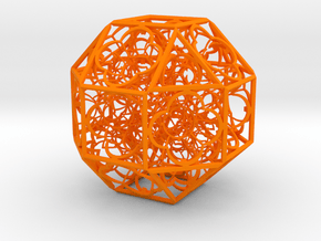 Hyper Geometry BB2 100mm Plastic in Orange Processed Versatile Plastic