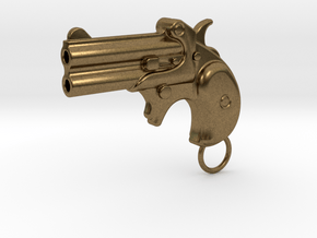 Derringer Gun in Natural Bronze