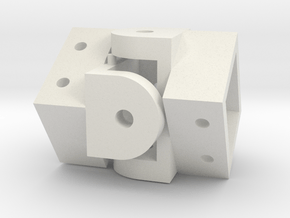 Axle Adaptor STL Assembly- Left & Right pair in White Natural Versatile Plastic