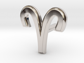 Aries Earring in Platinum