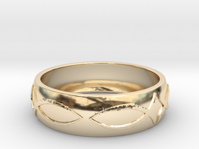 Size 10 Ring  in 14K Yellow Gold