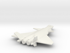 Chengdu J20 1 285 Scale TOM 18aJan2015 in White Natural Versatile Plastic