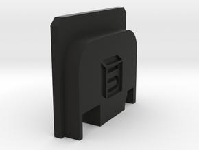 Bbu Backplate Salient in Black Natural Versatile Plastic