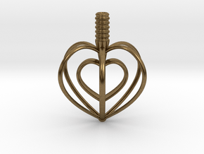 Heart Top in Natural Bronze