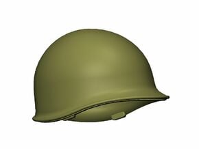 M1 Helmet (set of 9) 1-16 Scale in Tan Fine Detail Plastic