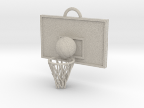 Basketball pendant top in Natural Sandstone
