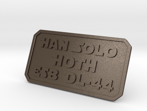 Han Hoth in Polished Bronzed Silver Steel