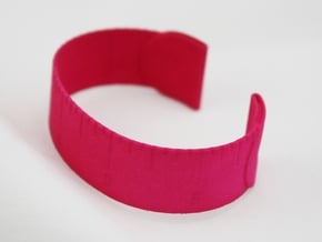 Loved Beyond Measure - Cuff Bracelet in Pink Processed Versatile Plastic
