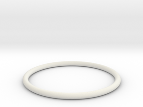 Bracelet X Large in White Natural Versatile Plastic