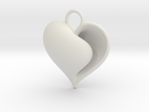 Shy Love (from $12.50) in White Natural Versatile Plastic: Small