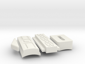 ROTS Lightsaber Kit (metal pieces) in White Natural Versatile Plastic