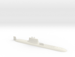 1/700 Typhoon Class SSBN (Waterline) in White Natural Versatile Plastic