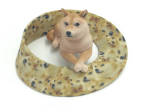 Dogeius (Doge Mobius Strip) in Full Color Sandstone