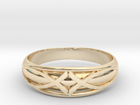Size 8 L Ring  in 14K Yellow Gold