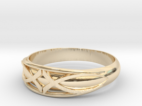 Size 6 L Ring  in 14K Yellow Gold