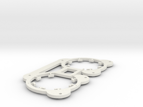 BETA - Twin Inner Coil For Two Disc Set Up in White Natural Versatile Plastic