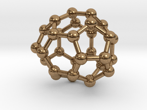 0007 Fullerene c30-2 in Natural Brass