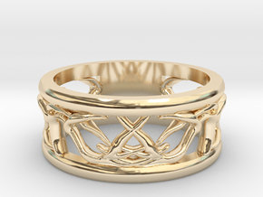Antlered in 14K Yellow Gold