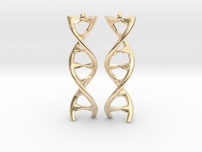 DNA Earring in 14K Yellow Gold