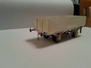 OO scale LMS  13 Ton high sided goods wagon in Tan Fine Detail Plastic