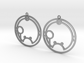 Shauna - Earrings - Series 1 in Polished Silver