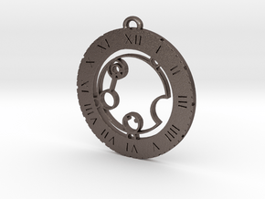 Katalina - Pendant in Polished Bronzed Silver Steel