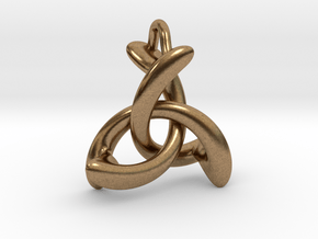 Pendant Trinity No.1 in Natural Brass