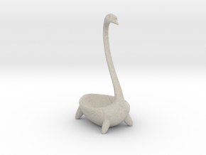 Designer Swan Pot  in Natural Sandstone
