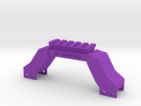 Briefcase Picatinny Riser in Purple Processed Versatile Plastic