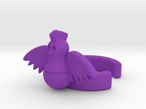 Hen Cuff (Right) in Purple Processed Versatile Plastic