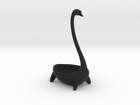 Swan Pot 12.5 Inch in Black Natural Versatile Plastic