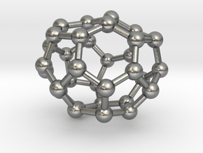0010 Fullerene c32-1 c2 in Natural Silver