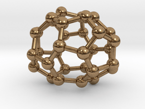 0011 Fullerene c32-2 d2 in Natural Brass