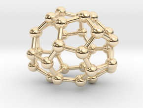 0011 Fullerene c32-2 d2 in 14K Yellow Gold